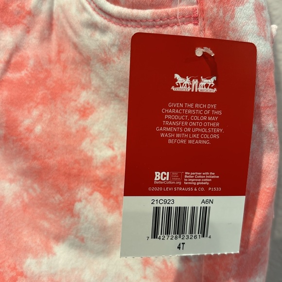 Levi’s relaxed fit overalls Shortalls, size: 4 - Picture 5 of 7